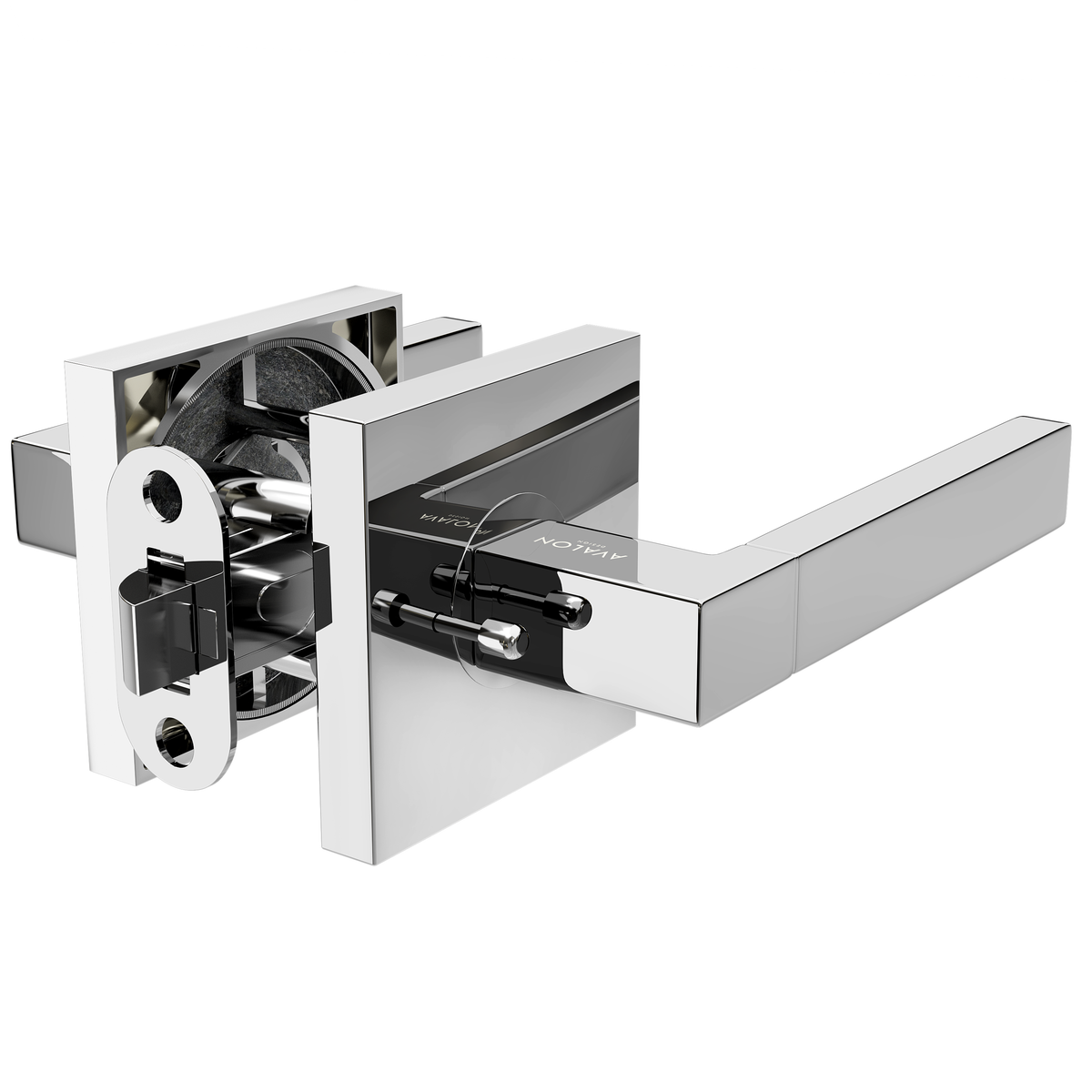 AVALON 0560 'MIRA' - Modern Door Handle Set (PRIVACY / PASSAGE) in AVALON 0560 'MIRA' - Modern Door Handle Set (PRIVACY / PASSAGE) in