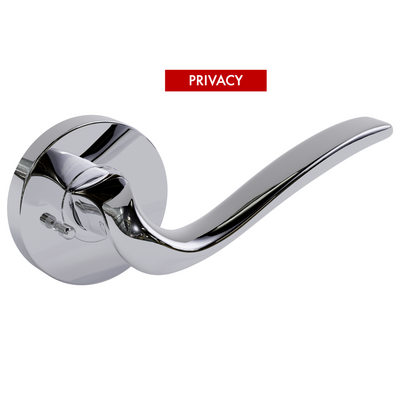 Golden Grace 4 Pairs Twist Astrid Style Modern Door Handles Set Lever Latch On Round Rose In Duo Chrome Finish With Ball Bearing Hinges And 64mm Tubular Latch Glpe1840 - Foto 10